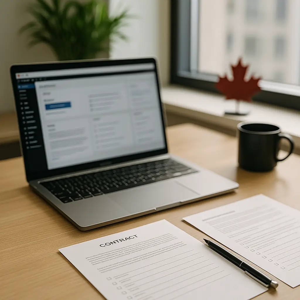 Website Maintenance Contract Checklist for Canadian Agencies